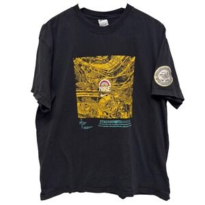 Nike Large Black Graphic Short Sleeve Tee The Organic‎ High L